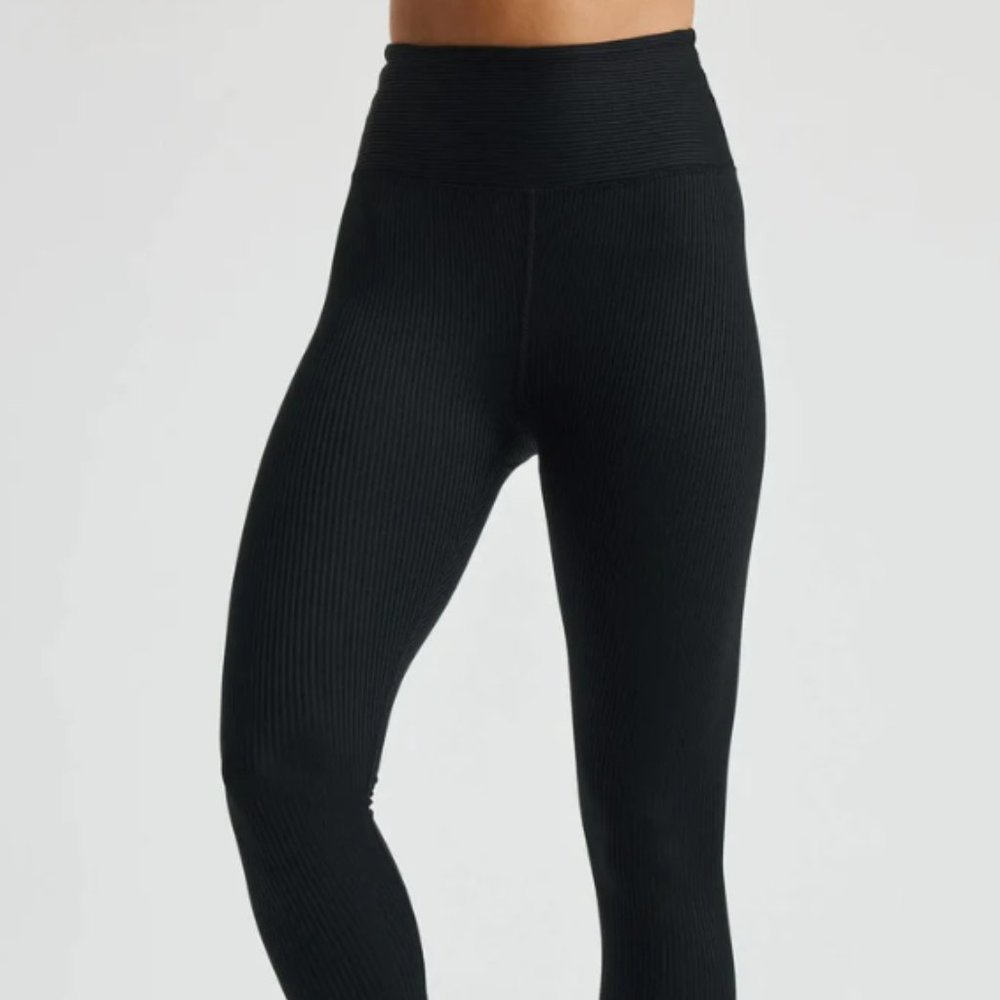 YEAR OF OURS Ribbed Black Legging - Small